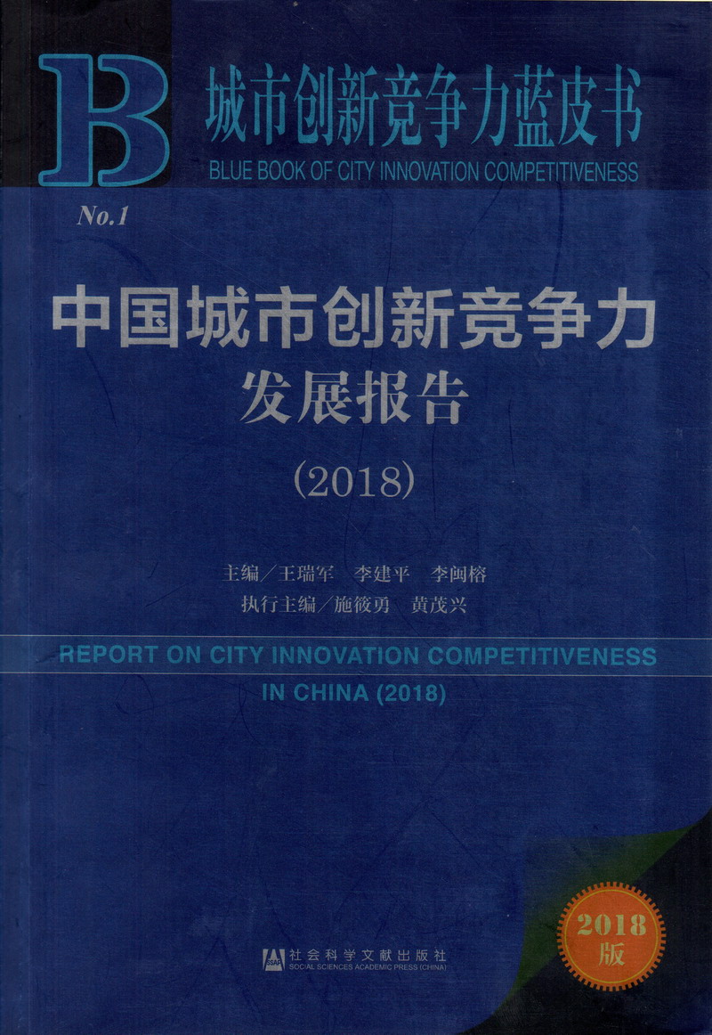 艹嫂子啊啊啊网站视频中国城市创新竞争力发展报告（2018）